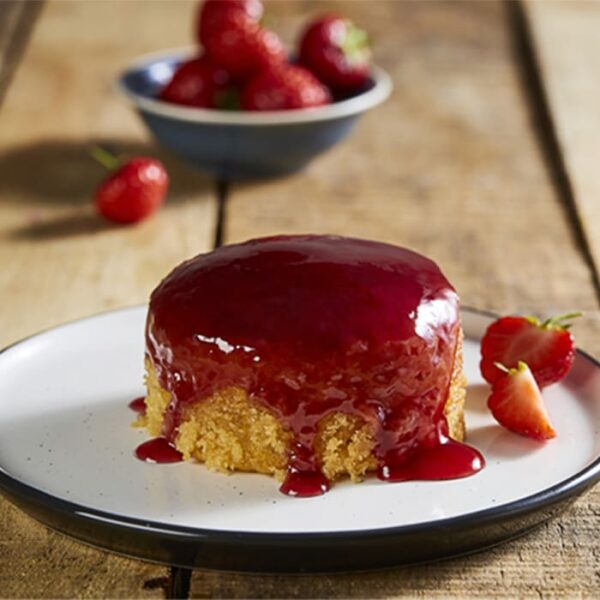 Country Range Strawberry Jam Sponge Pudding Individual 150g (12 Pack)