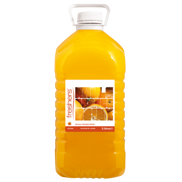 Freshers Whole Orange Cordial 5 Litre (2 Pack)