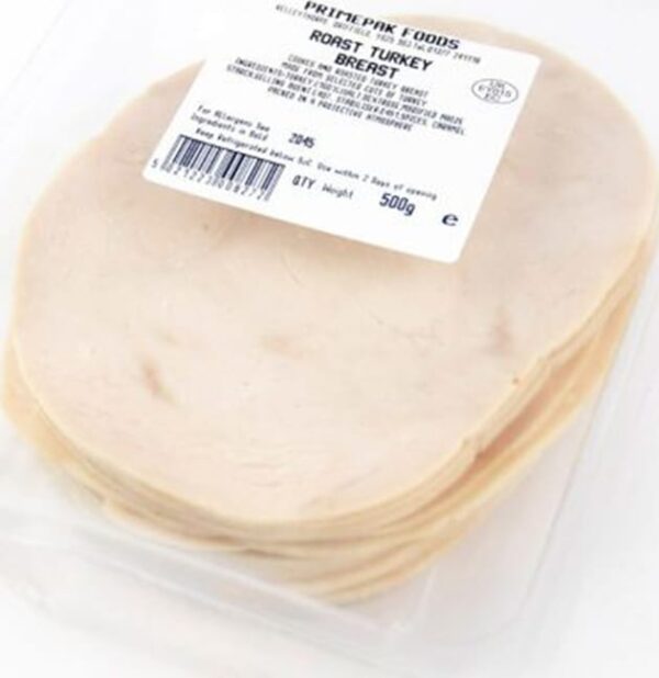 Primepak Foods Cooked Turkey Sliced (500g)